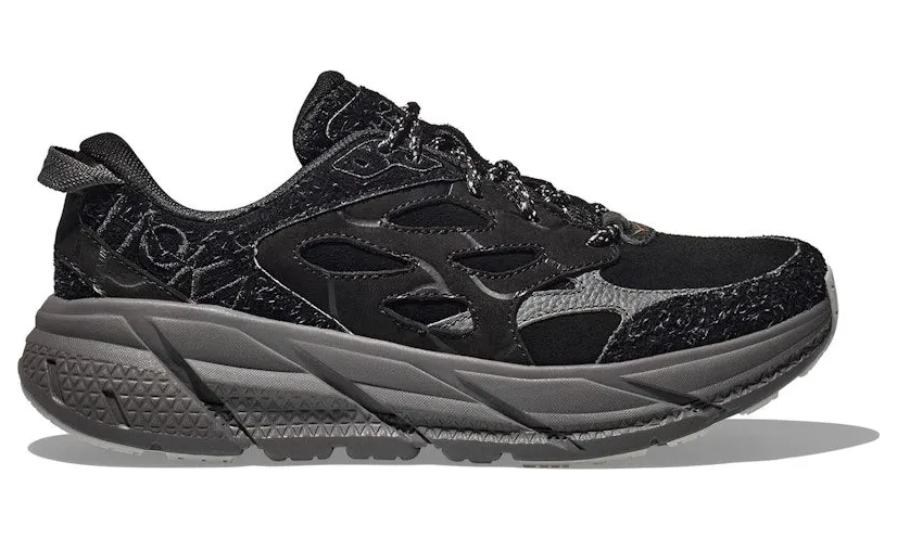 Hoka One Clifton L Elite Terrain System Black Satellite Grey (1150910-BCKST)