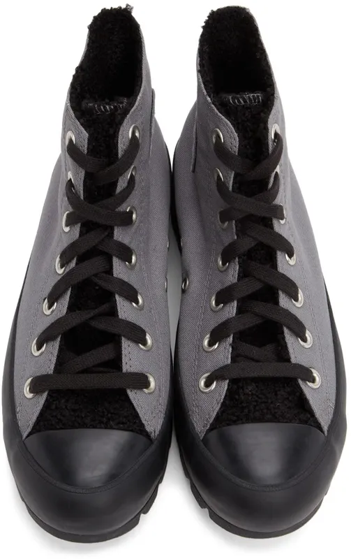 Converse Grey Chuck Taylor All Star Lugged HI (573066C)