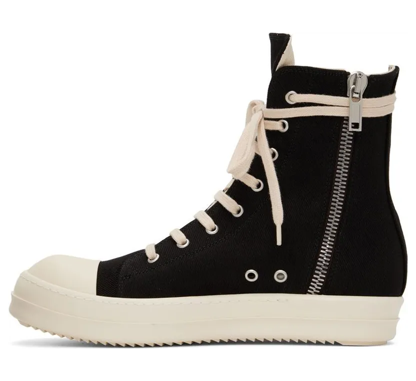 Rick Owens Drkshdw Black Cargo Sneakers (DU02B4801 DQ) (3)