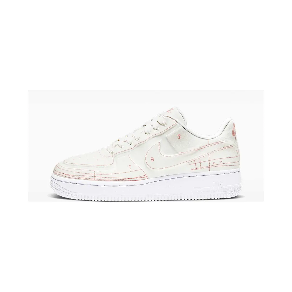 Nike WMNS Air Force 1 Low 07 LX Blueprint Summit White (CI3445-100)