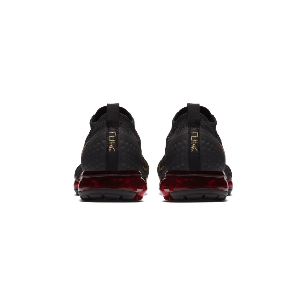 Nike Air VaporMax Flyknit 2 Chinese New Year (2019) Black/Metallic Gold-University Red (BQ7036-001)