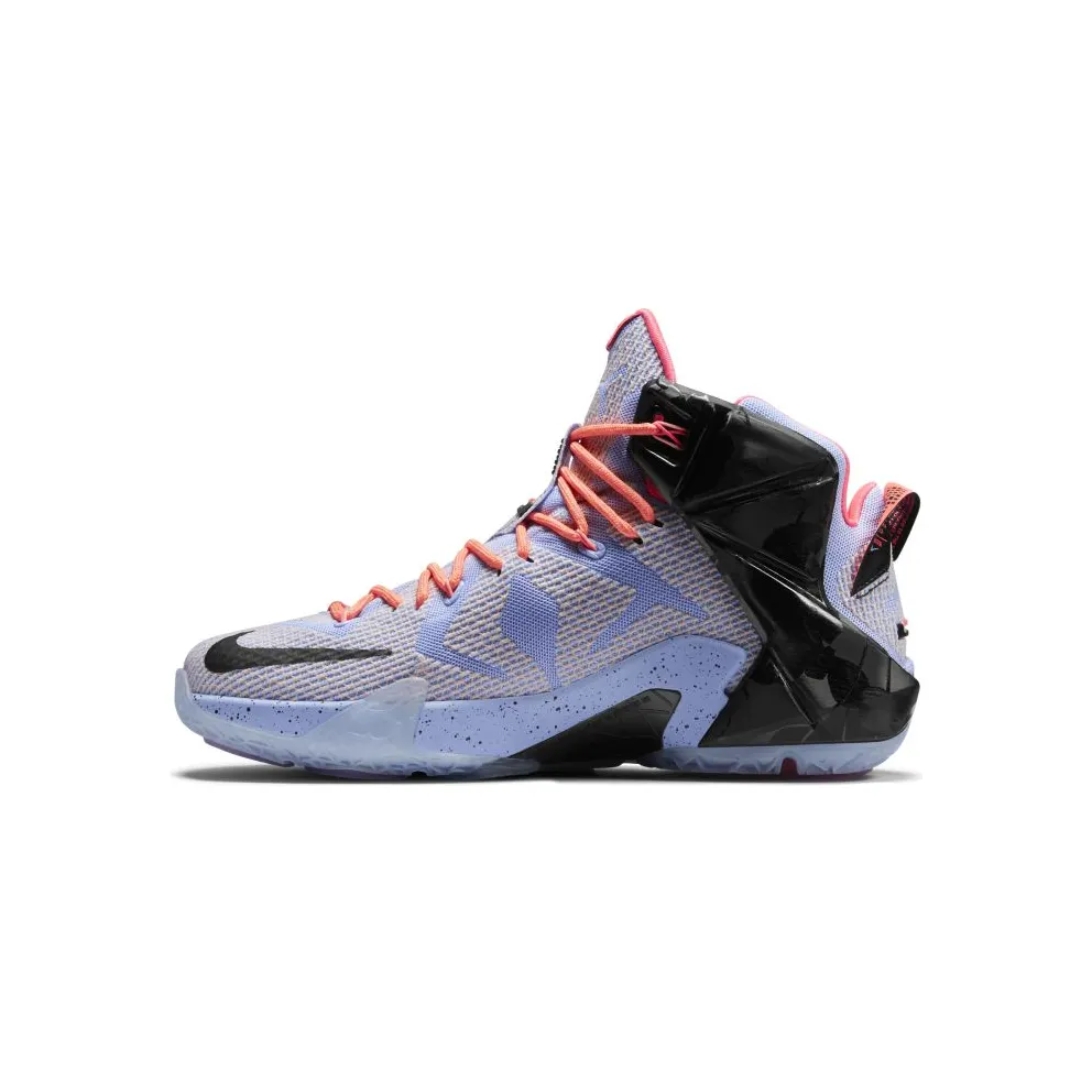 Nike LeBron 12 Easter Aluminum/Sunset Glow-Hot Lava-Black (684593-488)