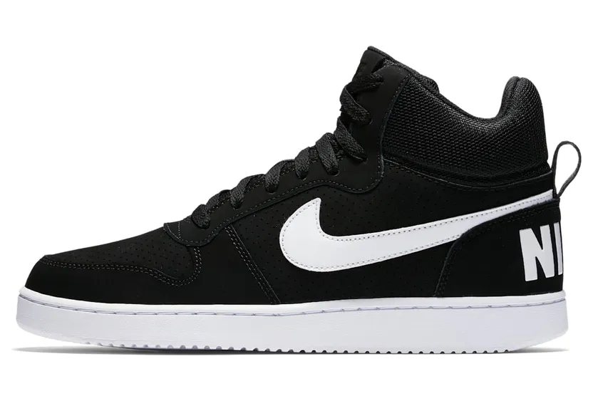 Nike Court Borough Mid Black/White (838938-010)
