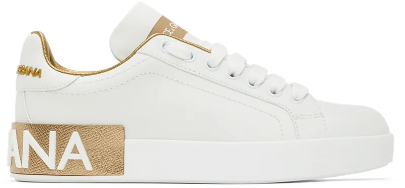 Dolce & Gabbana Pink Portofino Sneakers (CK1544 AX615)