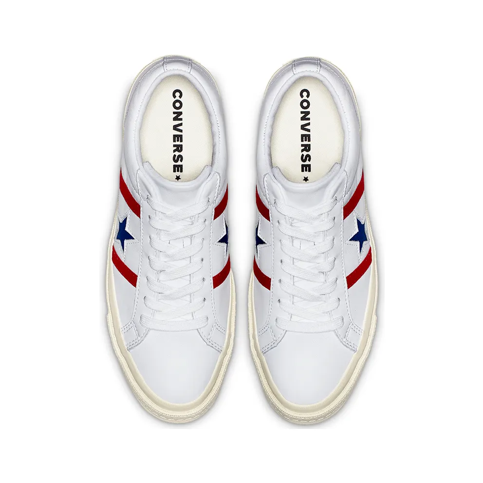 Converse One Star Academy Low ‘White Blue Red’ White/Blue/Red (163758C)