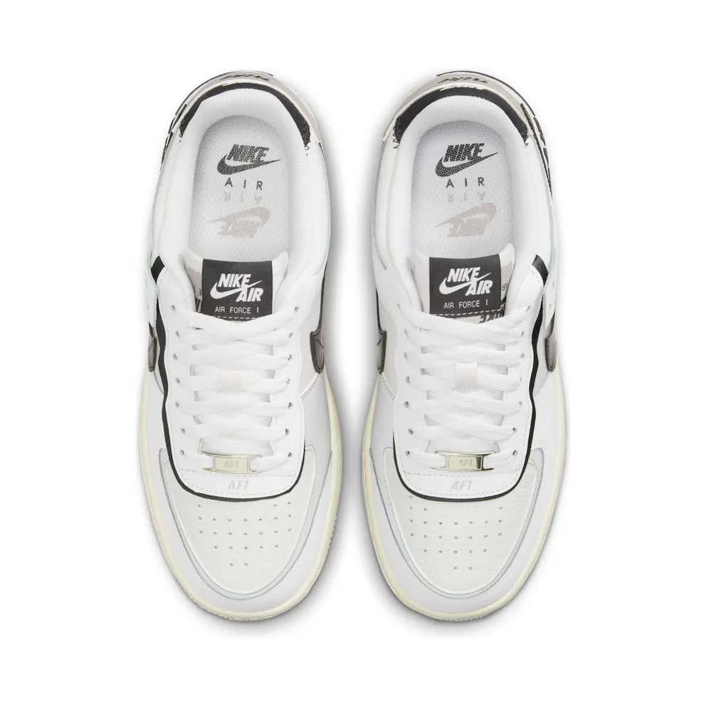 Nike Air Force 1 Low Shadow White College Grey Platinum Tint Off Noir (DZ1847-110)