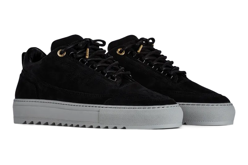 Mason Garments Firenze Suede Black/Cement (FW20-7D)