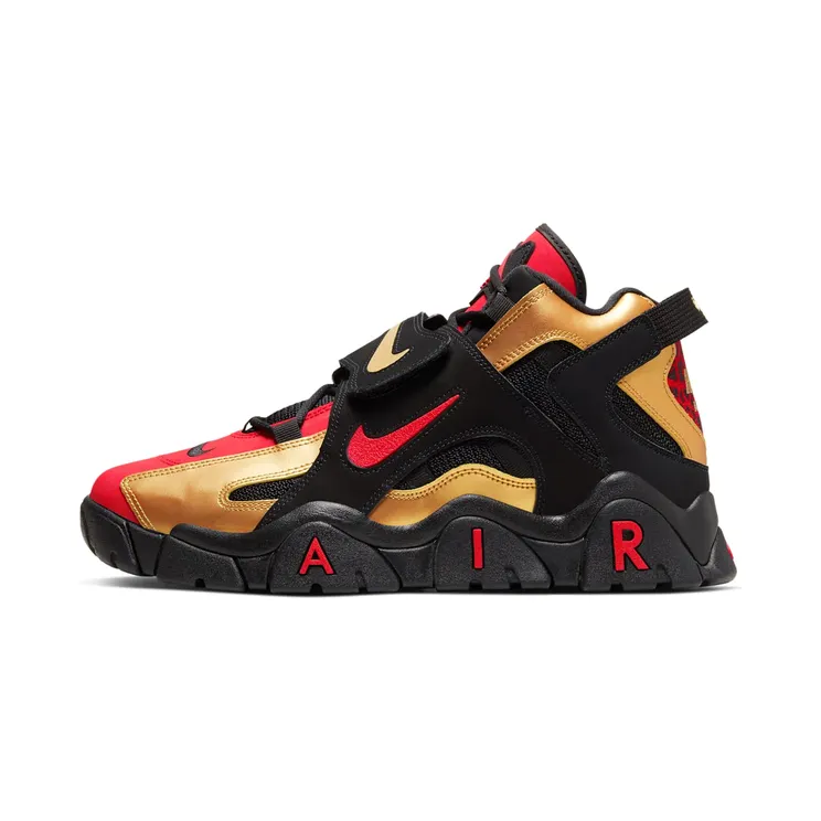 Nike Air Barrage Mid Black Metallic Gold (CT1573-700)