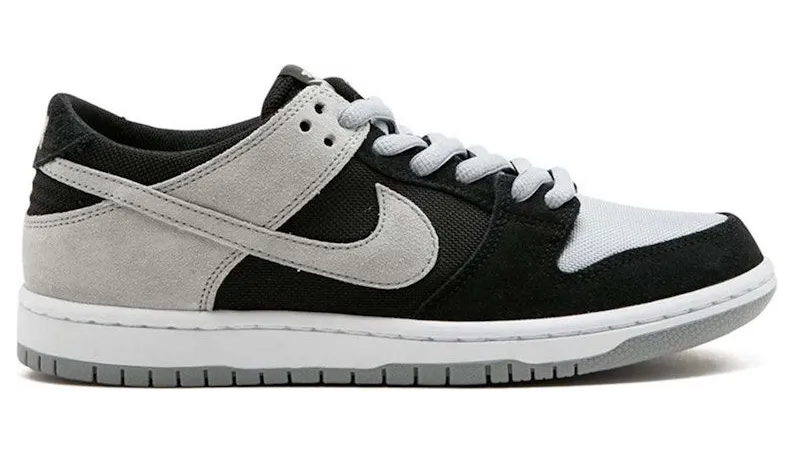 Nike SB Zoom Dunk Low Pro Black Wolf Grey White (854866-001)