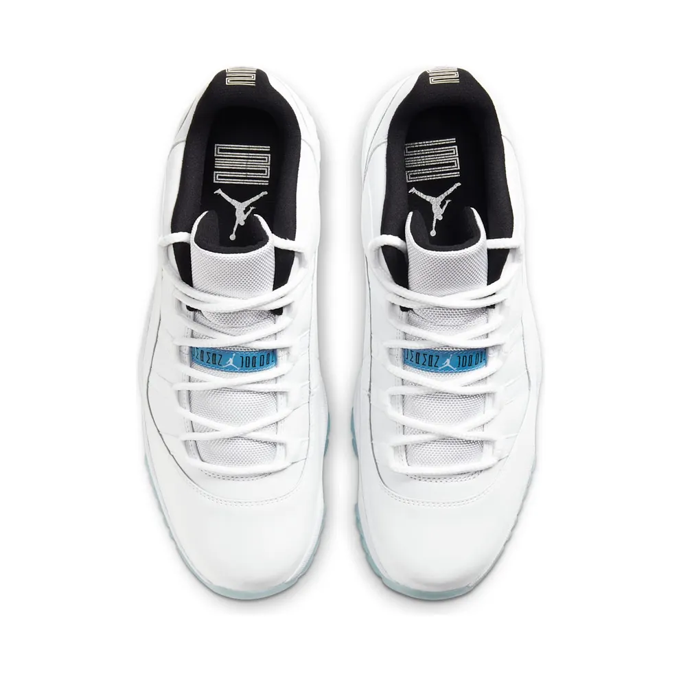 Jordan 11 Retro Low Legend Blue (GS) – “White / Legend Blue / White” (AV2187-117)