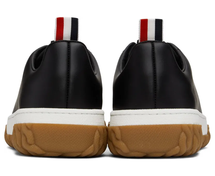 Thom Browne Grey Cable Knit Sole Court Sneakers (MFD231B-05584) (2)