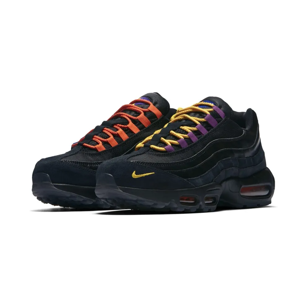 Nike Air Max 95 LA vs. NYC Black/Rush Blue-Brilliant Orange-Amarillo (AT8505-001)