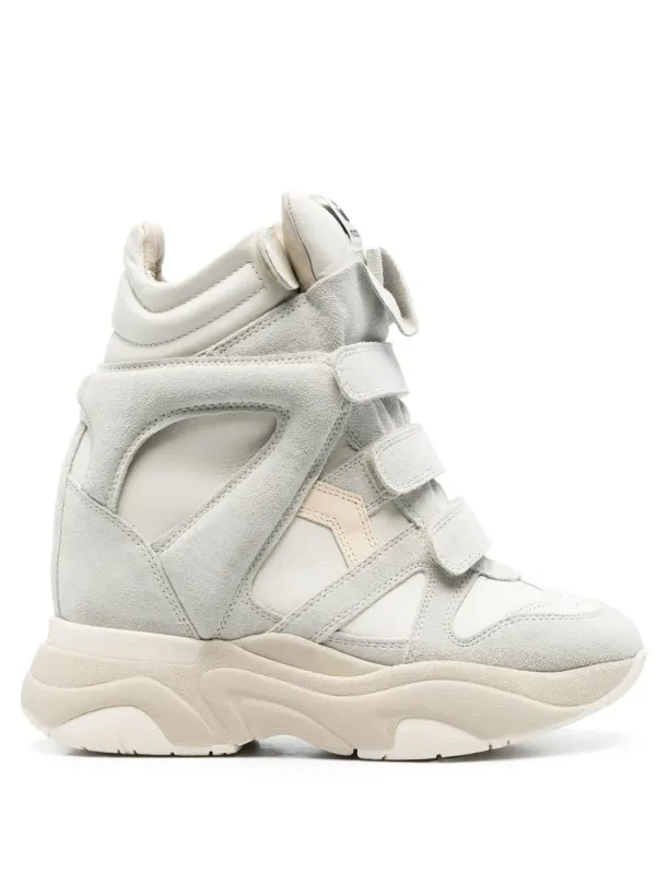 ISABEL MARANT Balskee high-top sneakers – Black (BK0009FAA1E17S)