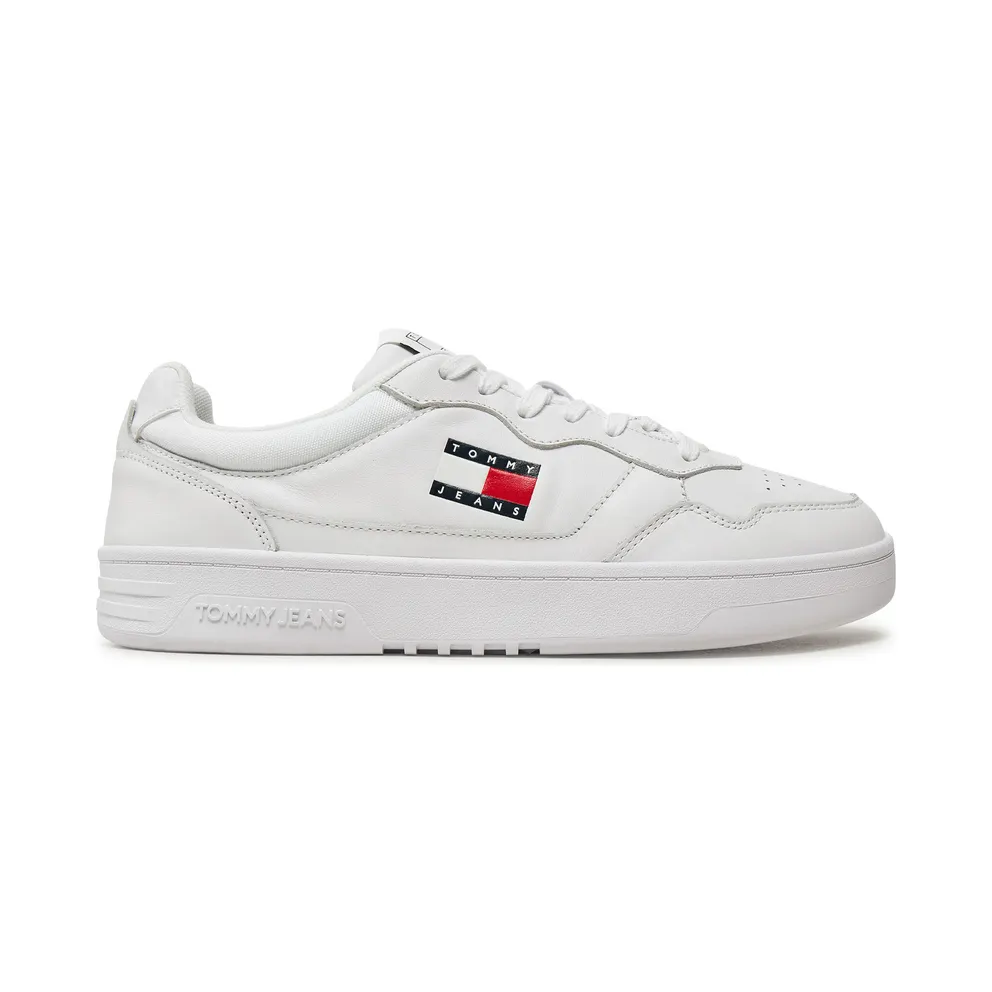 Tommy Hilfiger – Embossed Cupsole Trainers – Men – Shoes – White (EM0EM01443-YBR)