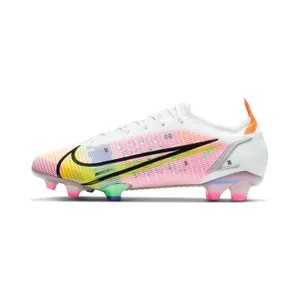 Nike Mercurial Vapor 14 Elite FG White Dark Rasin “White / Dark Raisin / Rage Green / Metallic Silver” (CQ7635-105)
