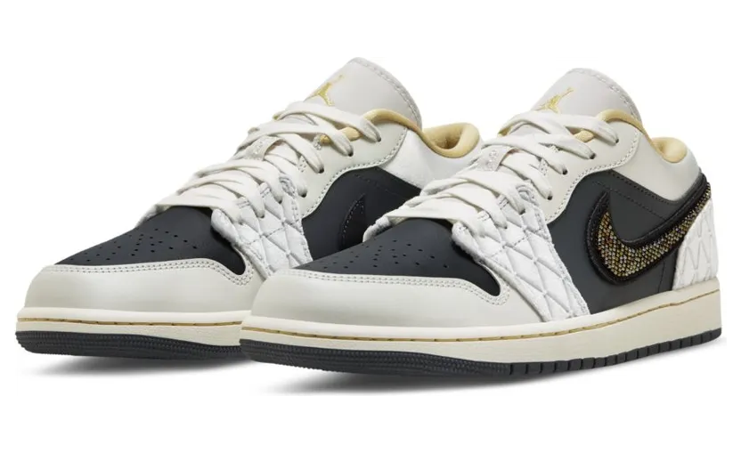 Jordan 1 Low Beaded Swoosh (DV1762-001)