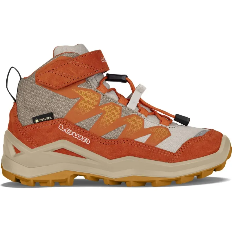 Lowa Maddox Pro GTX Mid VC Kids Multifunktionsschuhe, braun, Größe 27 (641629)