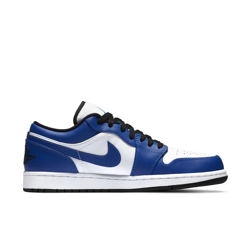 Jordan 1 Low Game Royal White/Game Royal-Black (553558-124)