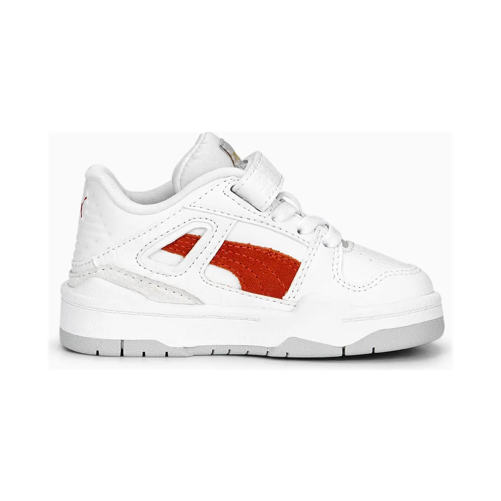 Puma Slipstream Suede FS with alternatieve sluiting White/Grey/Red (388685-06)