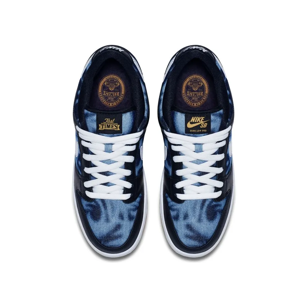 Nike Dunk SB Low Fast Times Black/White-Midnight Navy (745954-014)