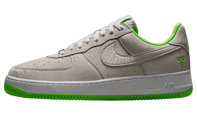Nike Air Force 1 Low “Kobe Bryant Forever Vast Grey Electric Green” (IB0018-006)