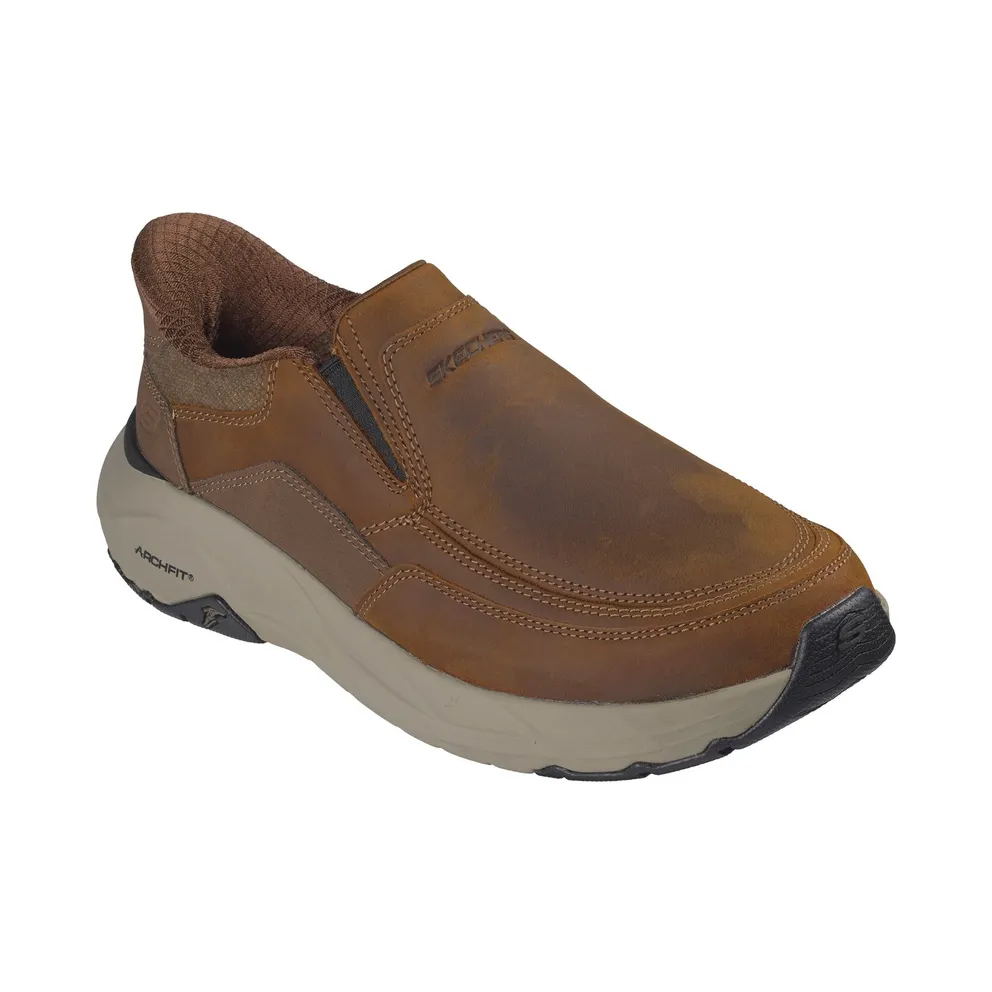 Skechers Slip-ins Relaxed Fit: Arch Fit Maverick – Redford Sneaker Bruin