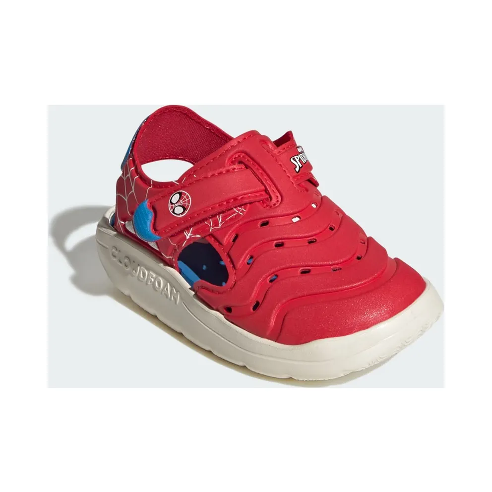 adidas Marvel Spider-man Water Sandals Infants “Pure Ruby / Cloud White / Bright Blue” (JQ4402)