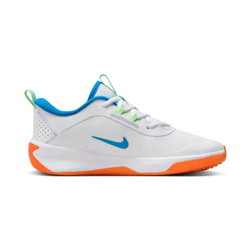 Nike Omni Multi-Court White Vapor Green Total Orange Photo Blue (DM9027-107)