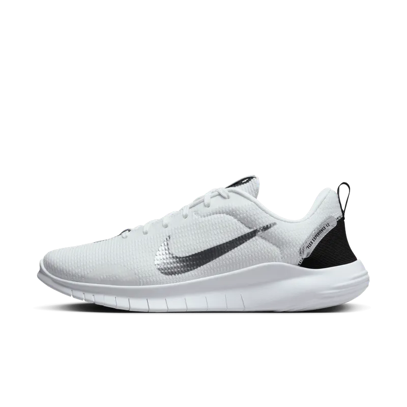 Nike Flex Experience Run 12 Premium Summit White Black White Metallic Silver (FZ2114-100)