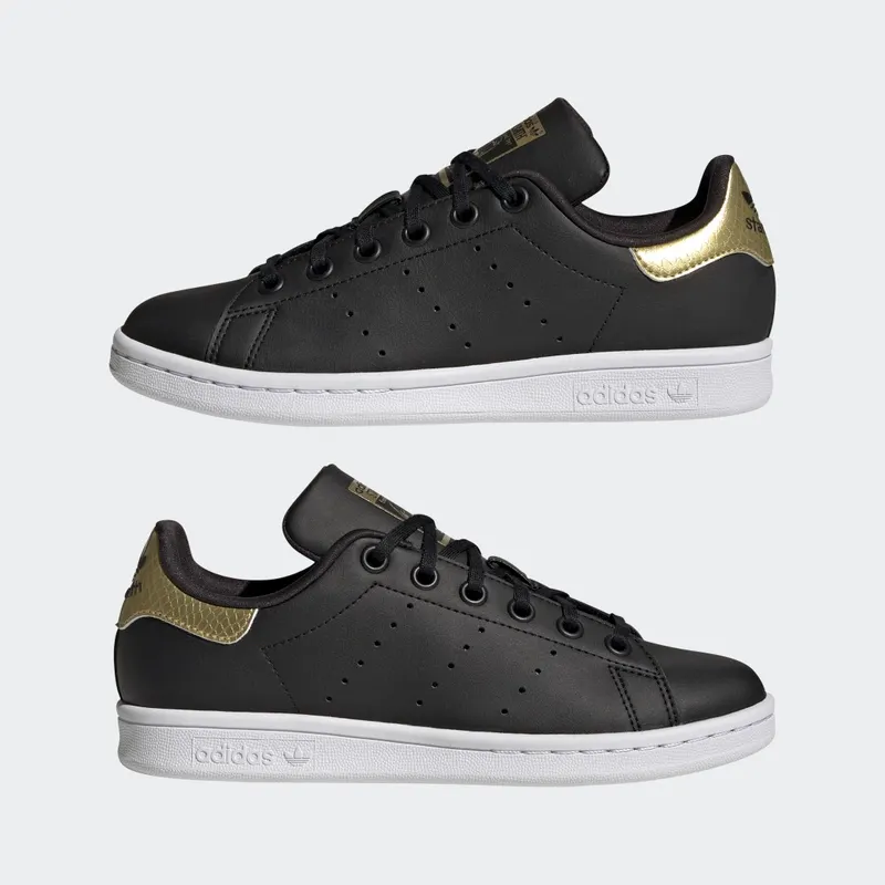 Adidas Stan Smith Core Black / Cloud White / Gold Metallic (GY4254)