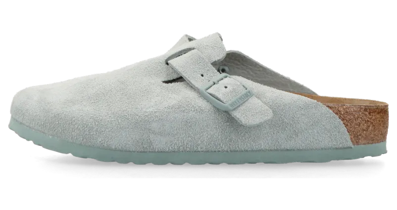 Birkenstock Boston Suede Leather (pure sage) – 1029212
