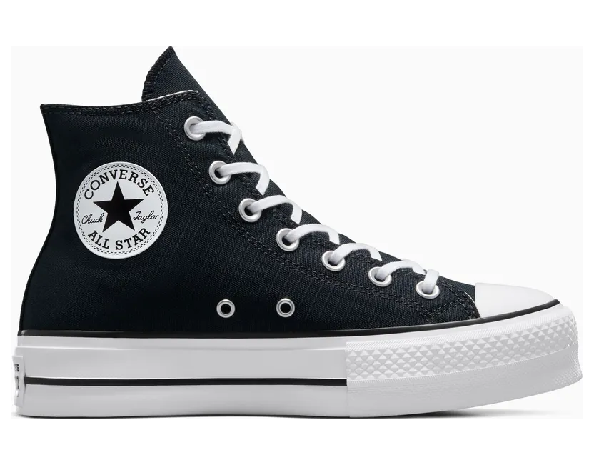 Converse Chuck Taylor All-Star Hi Platform Black White (W) (560845F/560845C)
