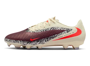 Nike United Phantom 6 Low Academy Multi-Ground “Burgundy Crush/Fossil/University Red” (IO8446-661)