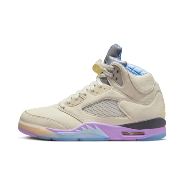Air Jordan 5 Retro We The Best – “Sail / Violet Star / Washed Yellow” (DV4982-175)
