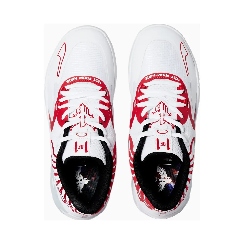 Men’s PUMA Mb.01 Lo White/High Risk Red (376941-10)