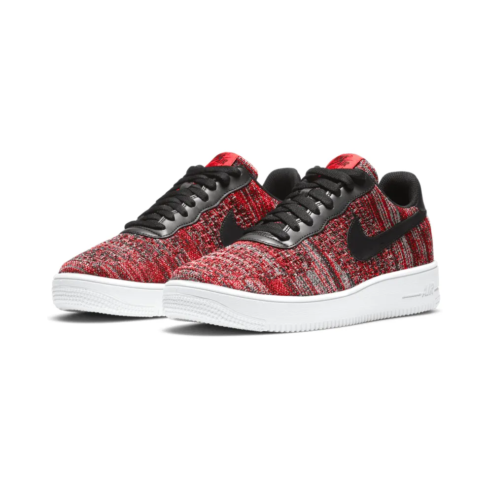 Nike Air Force 1 Flyknit 2.0 University Red Black University Red/Wolf Grey-White-Black (CI0051-600)