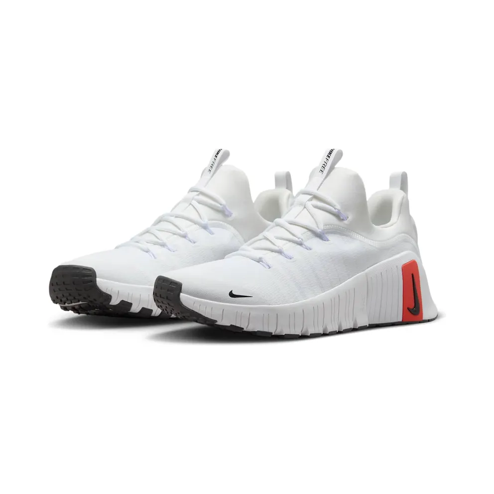 Nike Free Metcon 6 White Picante Red Pure Platinum Black (FJ7127-100)