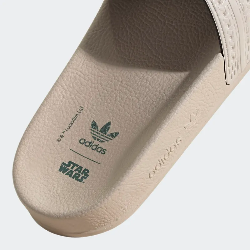 Adidas Jabba’s Throne Room Adilette Slides Halo Ivory / Tech Emerald / Core Black (GX6749)