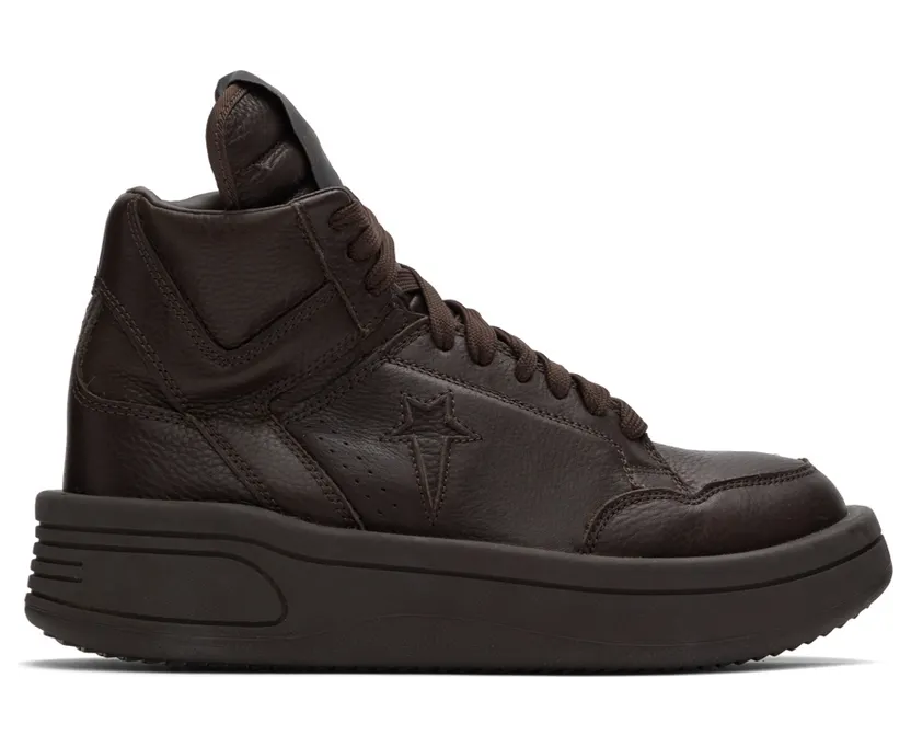Rick Owens Drkshdw Brown Converse Edition Turbowpn Sneakers (DC01BX342 SA5R2)