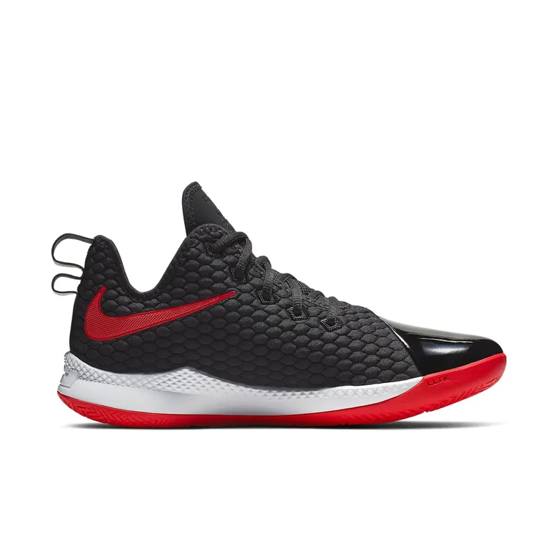 Nike Lebron Witness 3 PRM Black Black/White-University Red-Black (BQ9819-001)