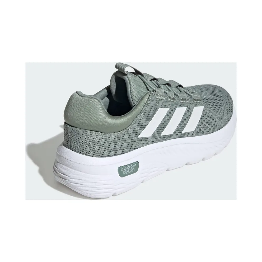 Adidas Cloudfoam Comfy Elastic Silver Green / Cloud White / Silver Green (JR5514)