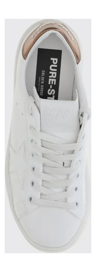 Golden goose Pure-Star Bicolor Smooth Calf Leather Sneakers with Rear Logo White (GWF00197F00469911508) (3)