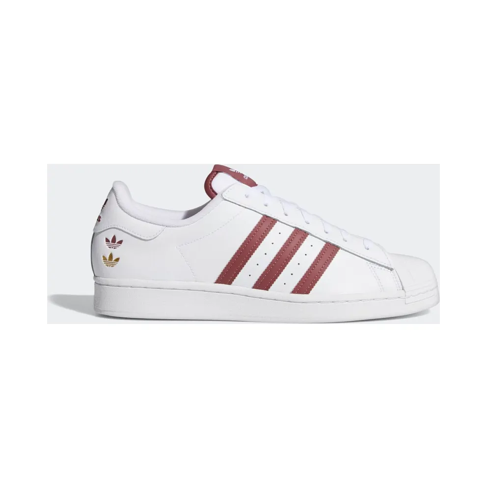 Adidas Superstar Cloud White / Burgundy / Gold Foil (GY0976)