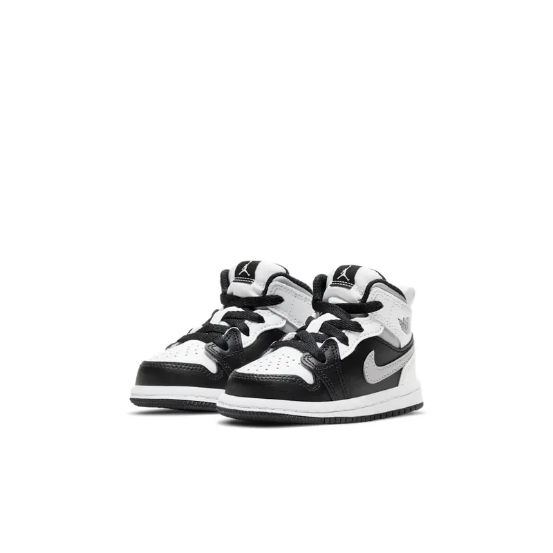 Jordan 1 Mid White Shadow (TD) Black/Medium Grey-White (640735-073)
