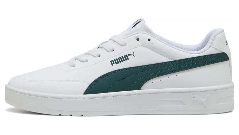 Puma Court Classic Clean “Puma White / Varsity Green” (402223_05)