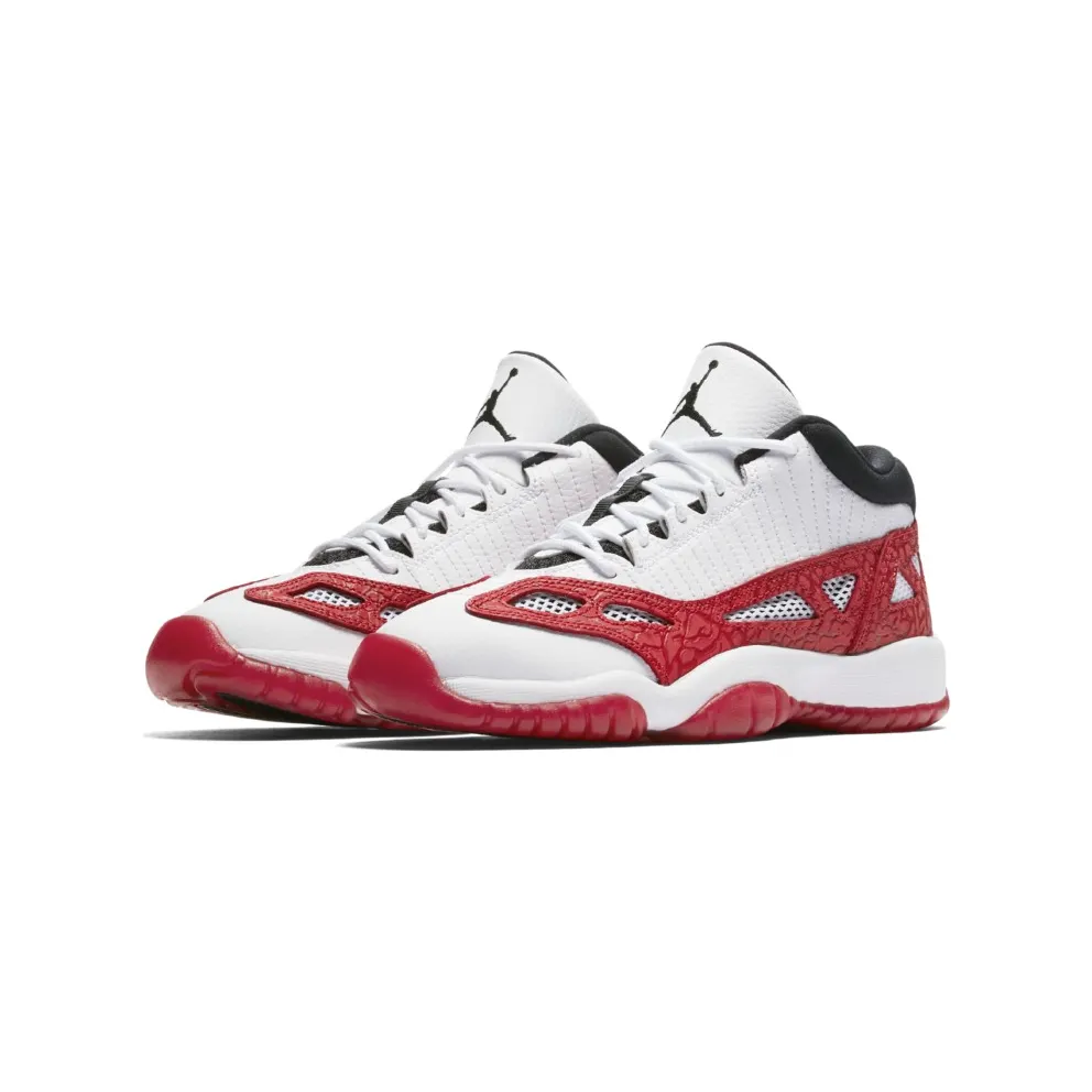Jordan 11 Retro Low IE White Gym Red (GS) White/Gym Red-Black (919713-101)