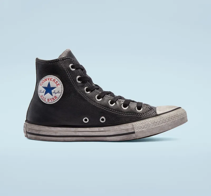 Converse Chuck Taylor All Star Vintage Leather Black/white/black (158575C)
