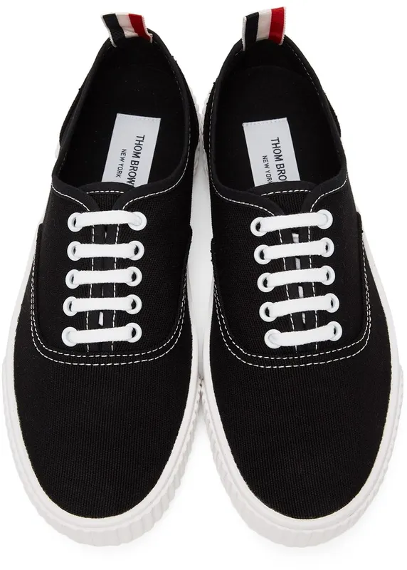 Thom Browne Black Canvas Heritage 001 BLACK (MFD201B-01588)