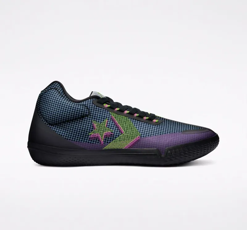 Converse All Star Pro BB Soundwave Mid Black/White/nightfall Violet (170763C)
