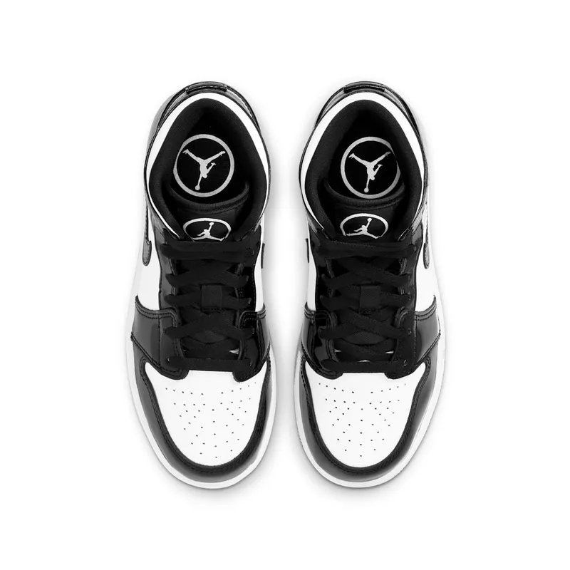 Jordan 1 Mid SE All-Star (2021) (GS) Black/White-Black (DD2192-001)
